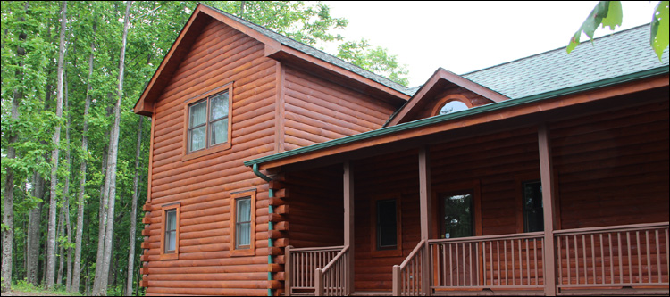 Log Home Staining in Gloucester,  North Carolina