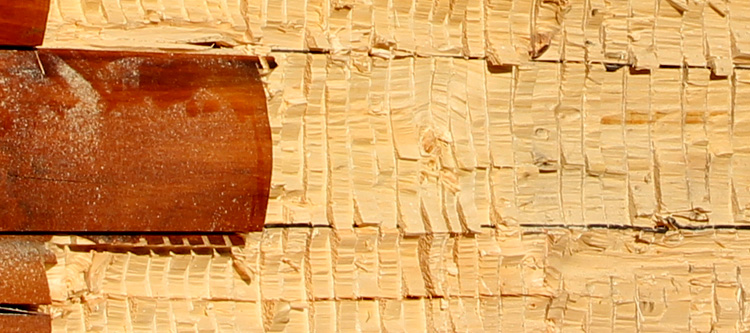 Log Home Face Restoration  Marshallberg,  North Carolina
