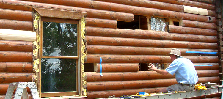 Log Home Repair Sealevel,  North Carolina